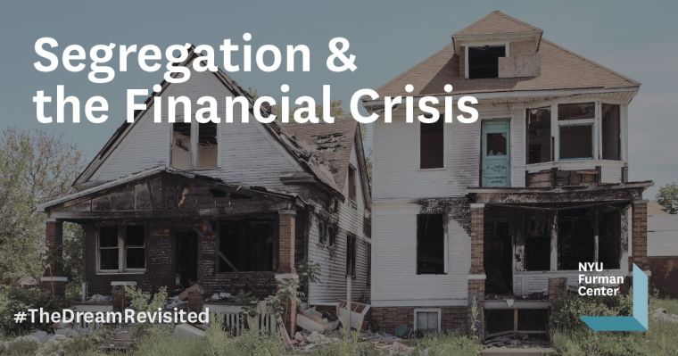 Discussion 18: Segregation & the Financial Crisis