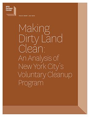 Making Dirty Land Clean report Cover
