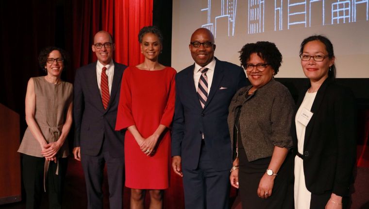 Photo of the panelists from the 2018 State of the City event