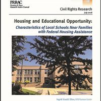 Cover of Poverty & Race Research Action Council report with picture of school.