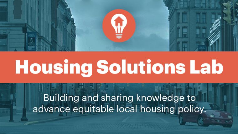 Housing Solutions Lab Logo - Building and Sharing Knowledge to Advance Equitable Local Housing Policy